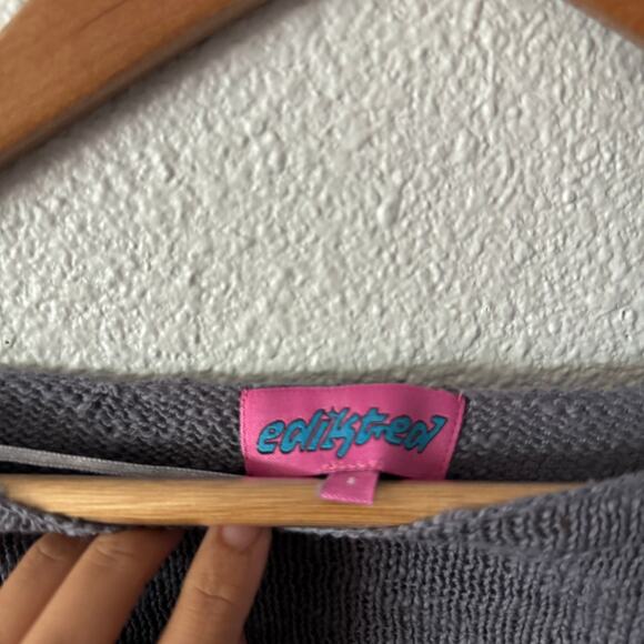 Edikted Gray Marl Sweater small - Picture 5 of 7